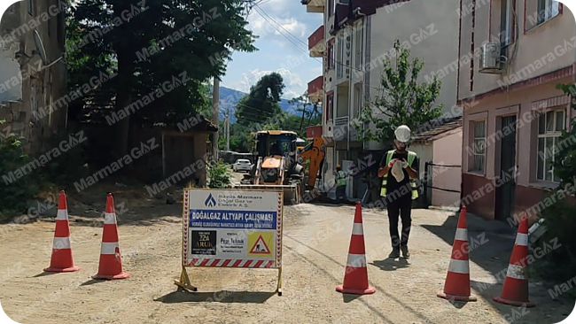 Orhangazi'de doğalgaz sırası güney yaka köylerinde!