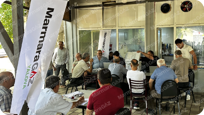 MarmaraGaz Müşteri Hizmetleri Kırsal Mahallelerde Yerinde Abonelik Hizmeti Başlattı